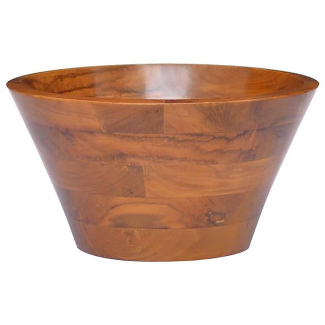 VidaXL Νιπτήρας Ø40 x 20 εκ. από Μασίφ Ξύλο Teak