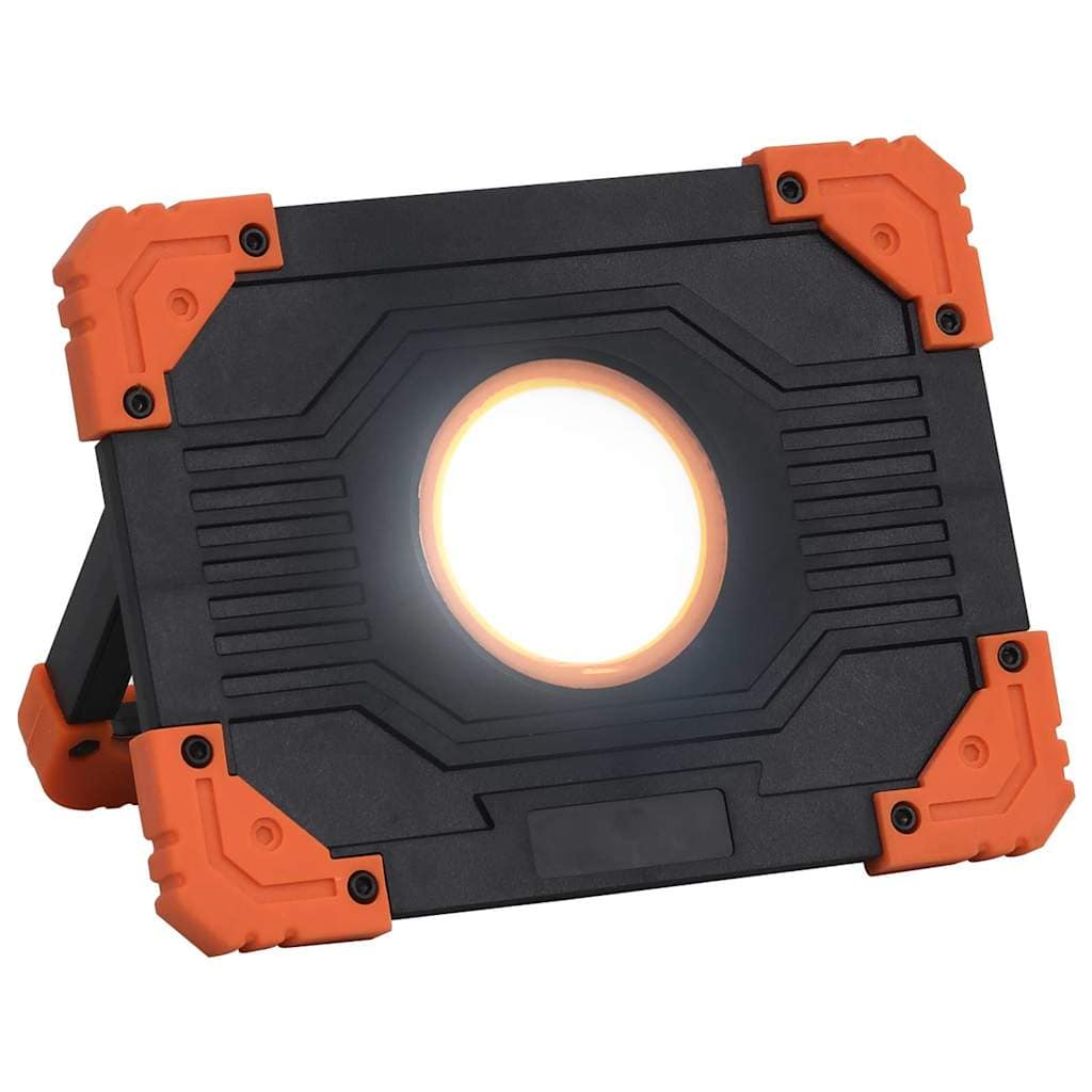 VidaXL Προβολέας LED Φορητός 10 W Ψυχρό Λευκό από ABS