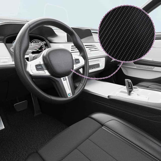 VidaXL Μεμβράνες Αυτοκινήτου 4D 2 τεμ. Μαύρες 100x150 εκ. & 50x150 εκ.