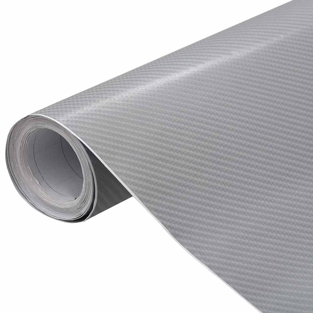 VidaXL Μεμβράνες Αυτοκινήτου 4D 2 τεμ. Ασημί 100 x 150 εκ.