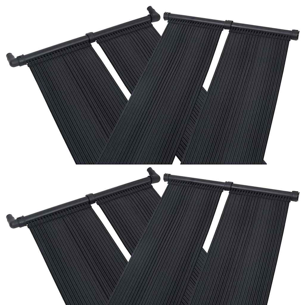 VidaXL Θερμαντικά Πάνελ Πισίνας Ηλιακά 4 τεμ. 80 x 310 εκ.