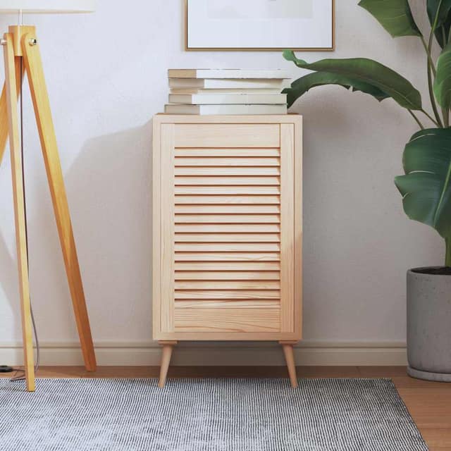 VidaXL Πορτάκι με Περσίδες 61,5x39,4 εκ. από Μασίφ Ξύλο Πεύκου