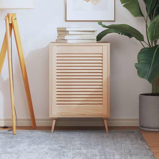 VidaXL Πορτάκι με Περσίδες 61,5x49,4 εκ. από Μασίφ Ξύλο Πεύκου