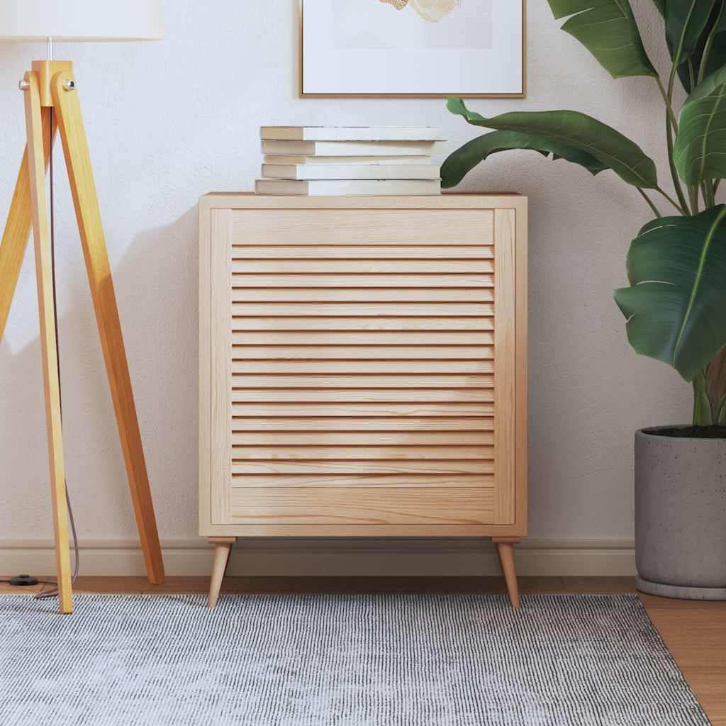 VidaXL Πορτάκι με Περσίδες 61,5x59,4 εκ. από Μασίφ Ξύλο Πεύκου