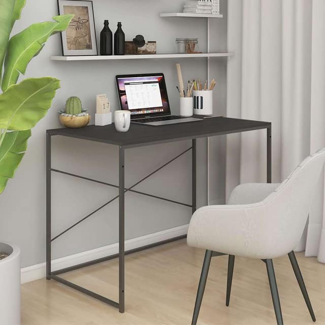 VidaXL Γραφείο Υπολογιστή Μαύρο 110 x 60 x 70 εκ. Επεξεργασμένο Ξύλο