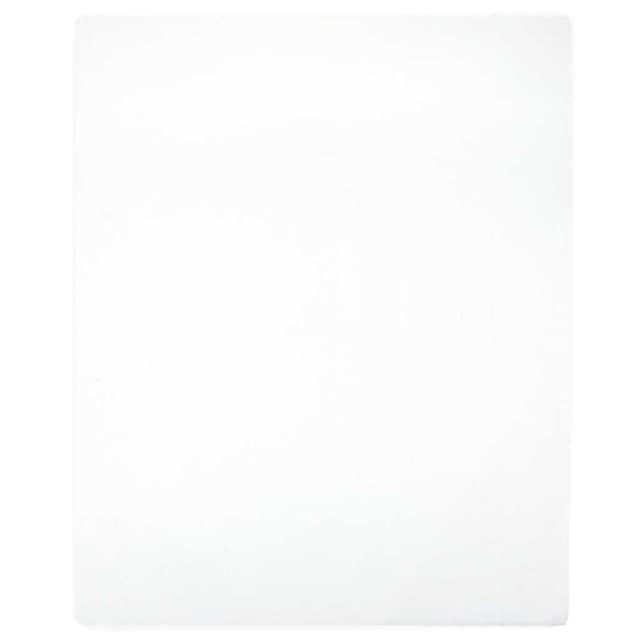 VidaXL Σεντόνι με Λάστιχο Λευκό 180x200 εκ. Βαμβακερό Ζέρσεϊ