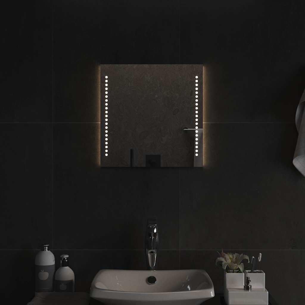 VidaXL Καθρέφτης Μπάνιου με LED 40x40 εκ.