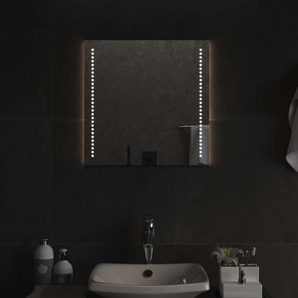 VidaXL Καθρέφτης Μπάνιου με LED 50x50 εκ.