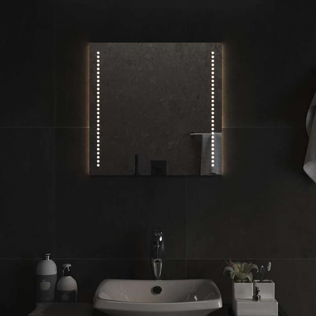 VidaXL Καθρέφτης Μπάνιου με LED 50x50 εκ.