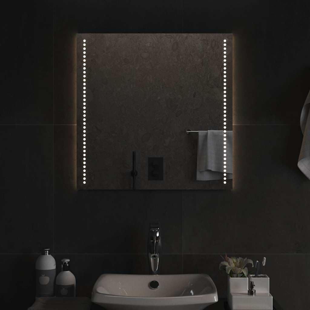 VidaXL Καθρέφτης Μπάνιου με LED 60x60 εκ.