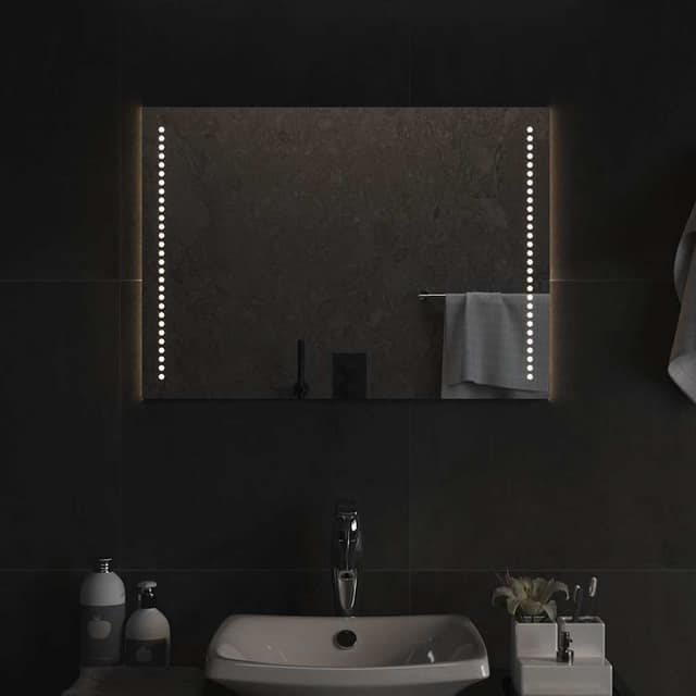 VidaXL Καθρέφτης Μπάνιου με LED 70x50 εκ.