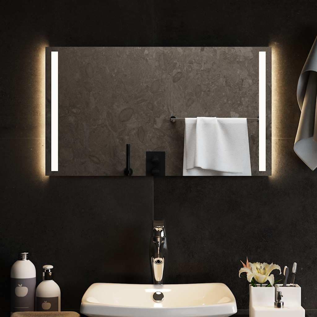 VidaXL Καθρέφτης Μπάνιου με LED 70x40 εκ.