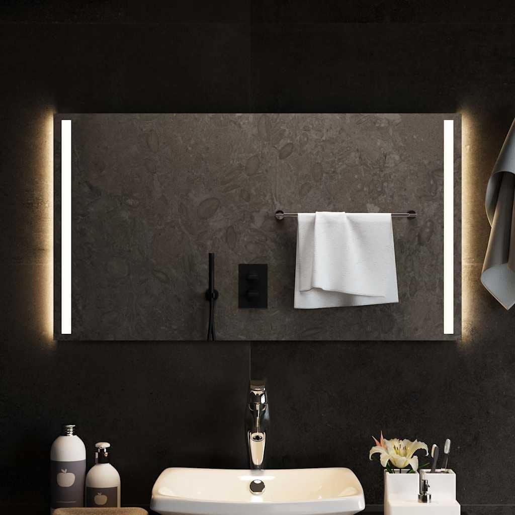VidaXL Καθρέφτης Μπάνιου με LED 90x50 εκ.