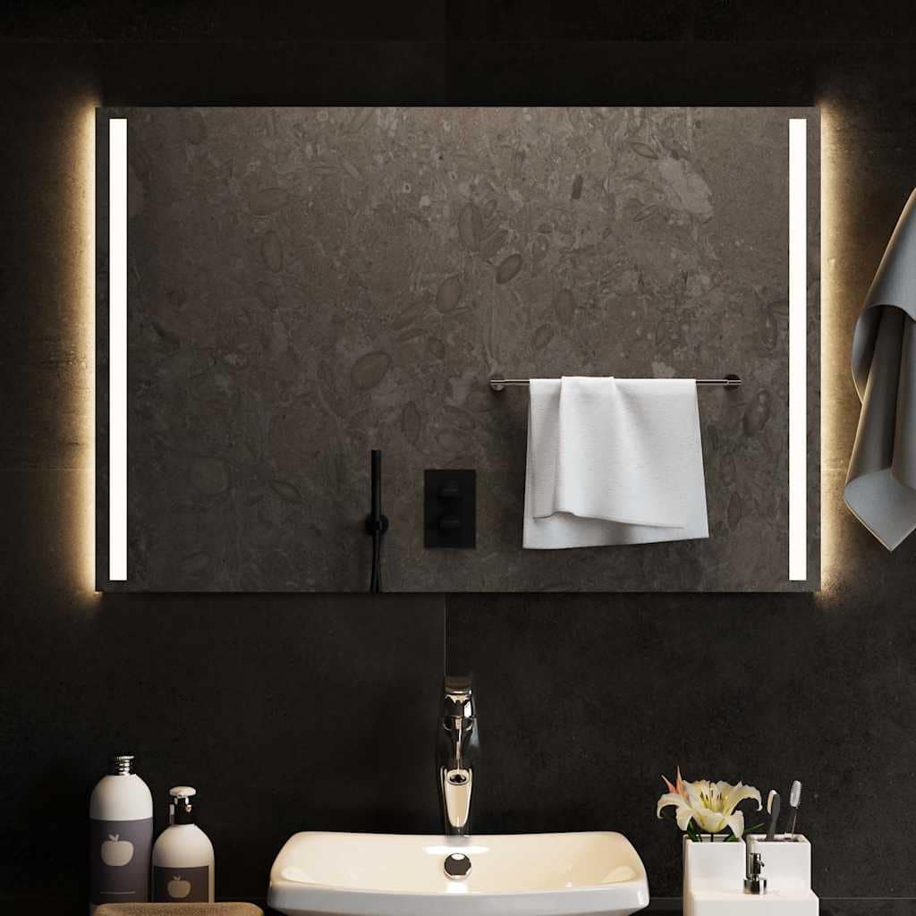 VidaXL Καθρέφτης Μπάνιου με LED 90x60 εκ.