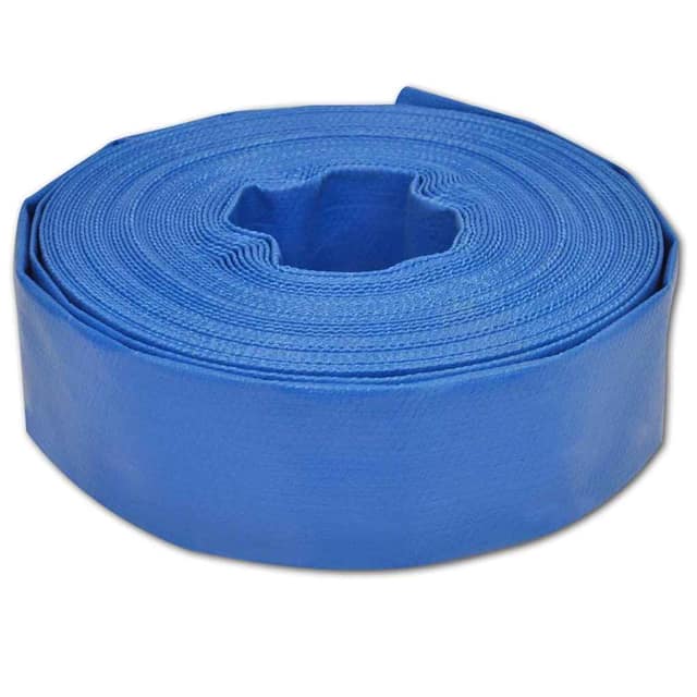 VidaXL Πλακέ Μάνικα Νερού 100 μ. 3" PVC