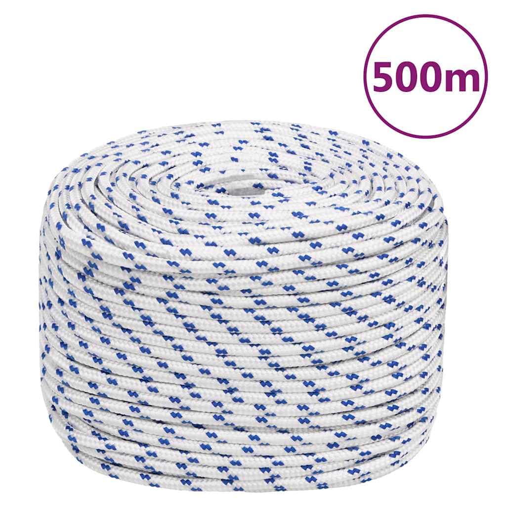 VidaXL Σχοινί Ναυτιλίας Λευκό 10 χιλ. 500 μ. από Πολυπροπυλένιο