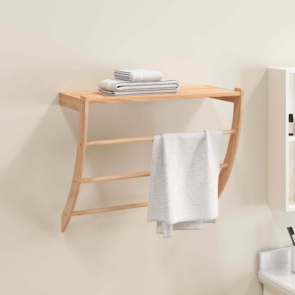 VidaXL Κρεμάστρα για Πετσέτες 60x25,5x49 εκ. από Μασίφ Ξύλο Καρυδιάς