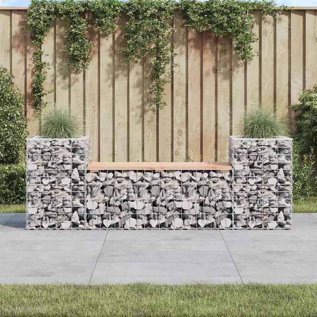 VidaXL Παγκάκι Συρματοκιβώτιο 183x41x60,5 εκ. Μασίφ Ξύλο Ψευδοτσούγκας
