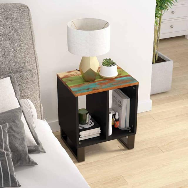 VidaXL Βοηθητικό Τραπέζι 40x31x46 εκ. Μασίφ Ανακυκλ. & Επεξ. Ξύλο