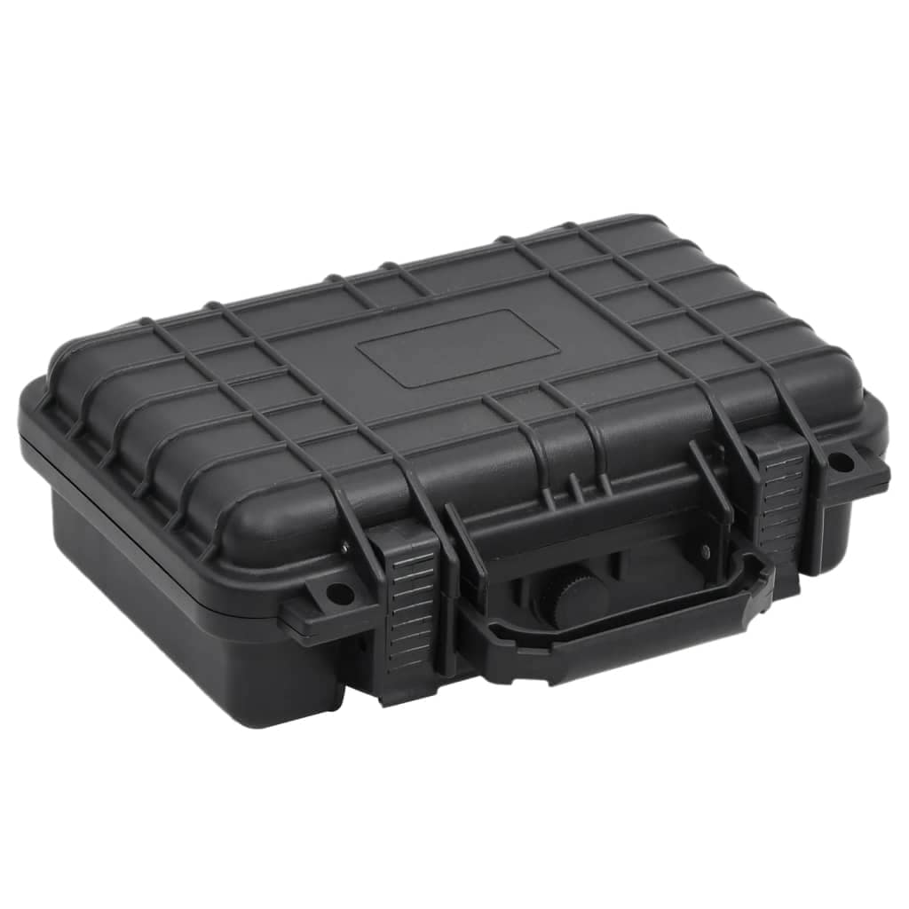 VidaXL Θήκη Πτήσης Φορητή Μαύρη 30x22x10 εκ. από Πολυπροπυλένιο