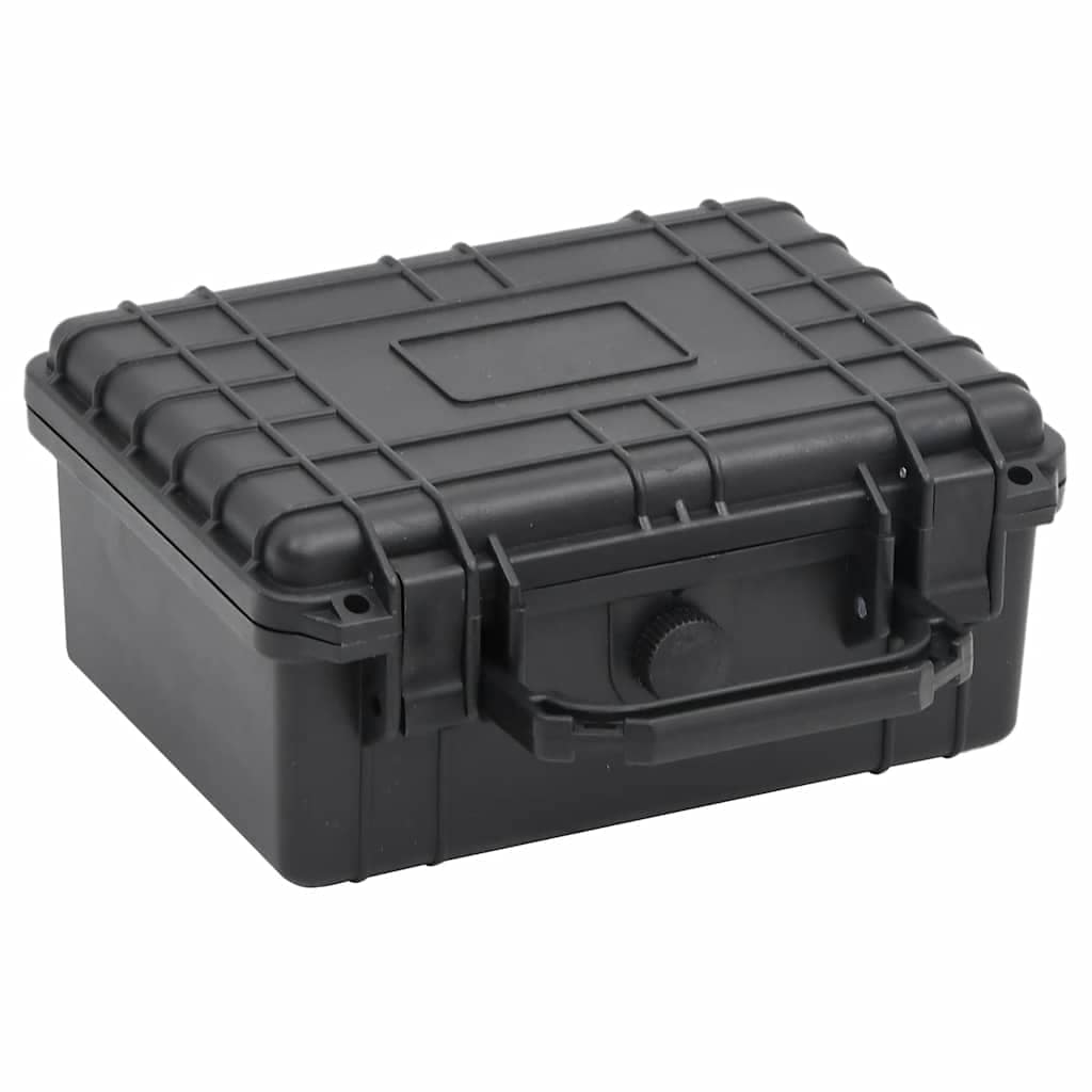 VidaXL Θήκη Πτήσης Φορητή Μαύρη 24x19x11 εκ. από Πολυπροπυλένιο
