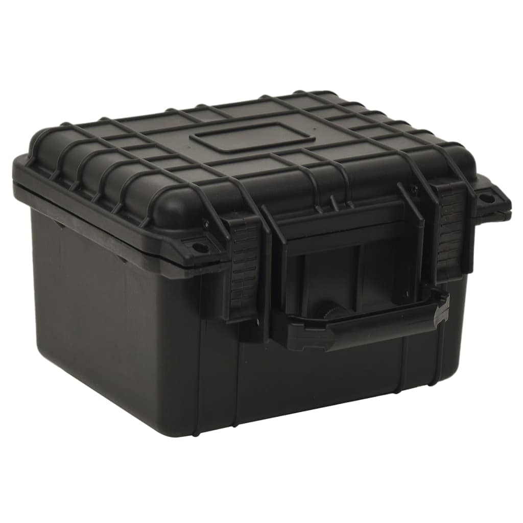 VidaXL Θήκη Πτήσης Φορητή Μαύρη 27 x 25 x 18 εκ. από Πολυπροπυλένιο