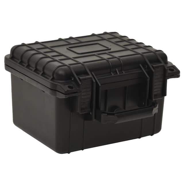 VidaXL Θήκη Πτήσης Φορητή Μαύρη 27 x 25 x 18 εκ. από Πολυπροπυλένιο
