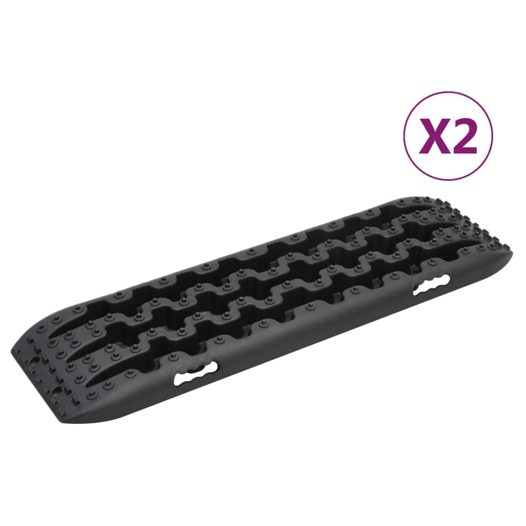 VidaXL Σανίδες Πρόσφυσης 2 τεμ. Μαύρες 106 x 30,5 x 7 εκ. από Νάιλον