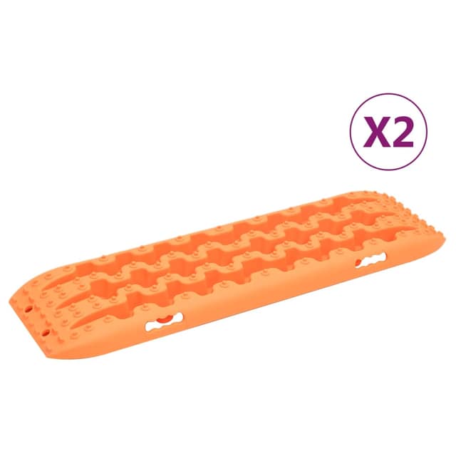 VidaXL Σανίδες Πρόσφυσης 2 τεμ. Πορτοκαλί 106x30,5x7 εκ. από Νάιλον