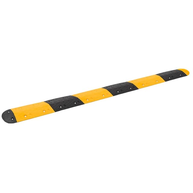 VidaXL Σαμαράκι Δρόμου Κίτρινο & Μαύρο 323x32,5x4 εκ. από Καουτσούκ