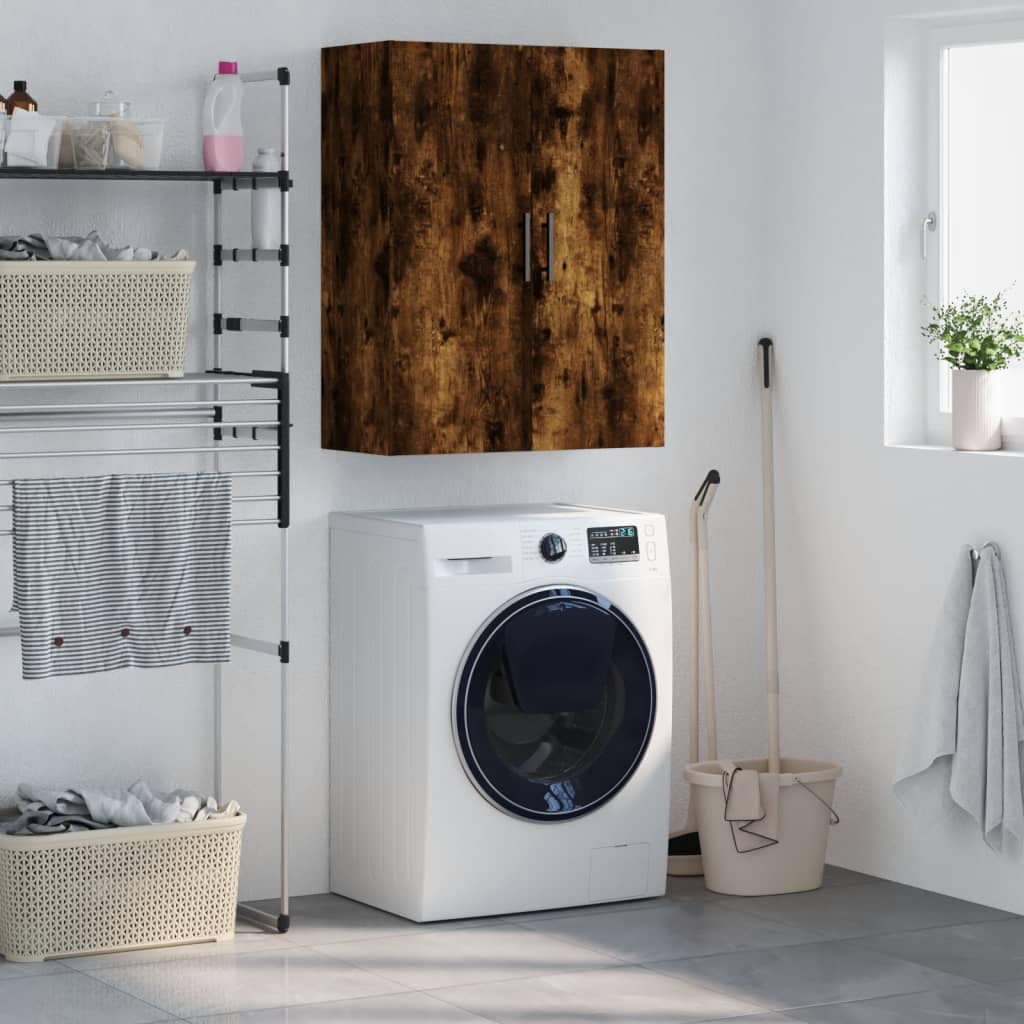 VidaXL Ντουλάπι Τοίχου Καπνιστή Δρυς 69,5 x 34 x 90 εκ.