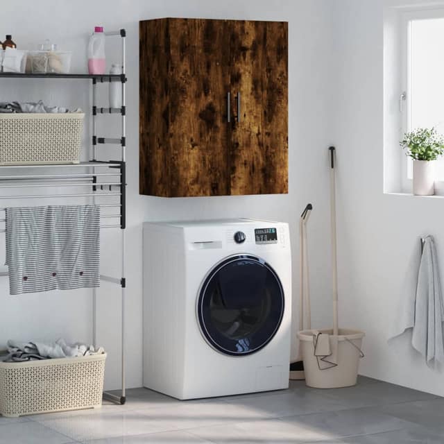 VidaXL Ντουλάπι Τοίχου Καπνιστή Δρυς 69,5 x 34 x 90 εκ.