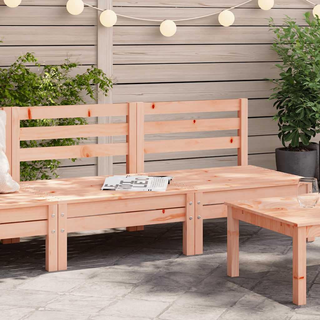 VidaXL Corner Sofa 2 τμχ. Solid Douglas wood (untreated)