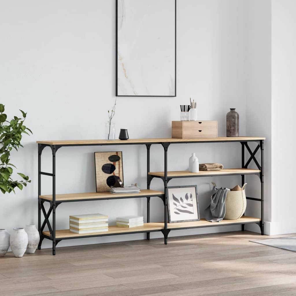 VidaXL Τραπέζι Κονσόλα Sonoma Δρυς 180x29x76,5 εκ. Επεξεργασμένο Ξύλο
