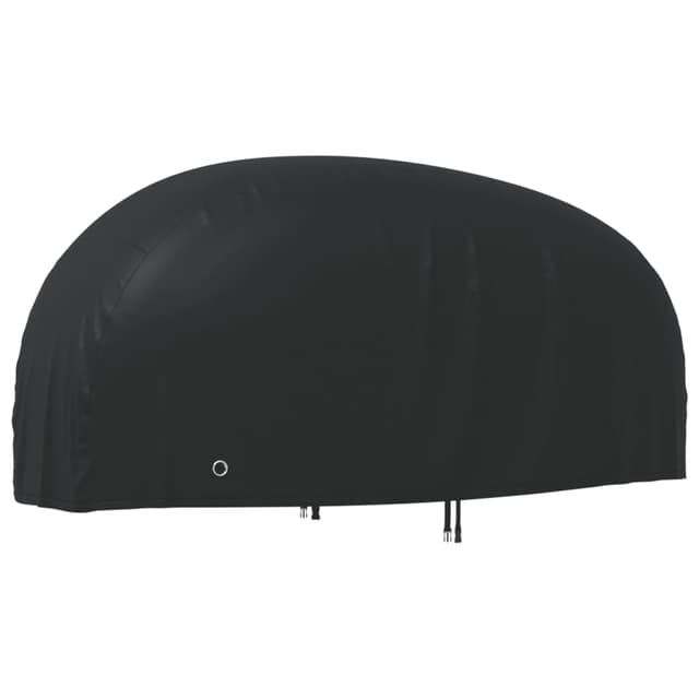 VidaXL Κουκούλα Μηχανής Μαύρη 220x95x110 εκ. Ύφασμα Oxford 210D