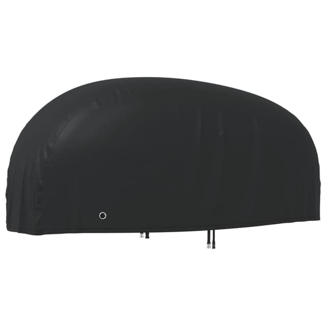 VidaXL Κουκούλα Μηχανής Μαύρη 245x105x125 εκ. Ύφασμα Oxford 210D