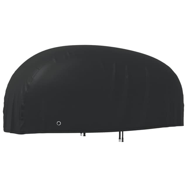 VidaXL Κουκούλα Μηχανής Μαύρη 265x105x125 εκ. Ύφασμα Oxford 210D