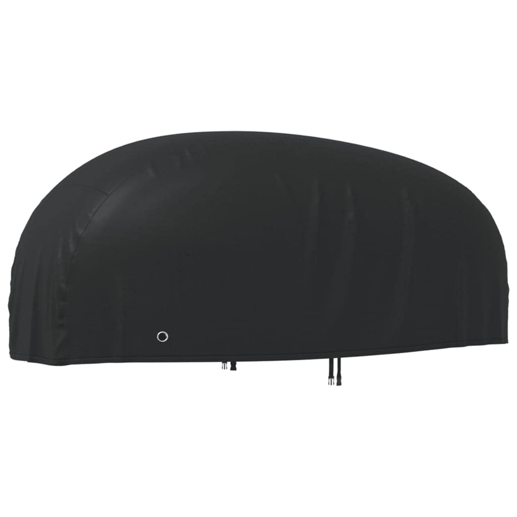 VidaXL Κουκούλα Μηχανής Μαύρη 295x110x140 εκ. Ύφασμα Oxford 210D