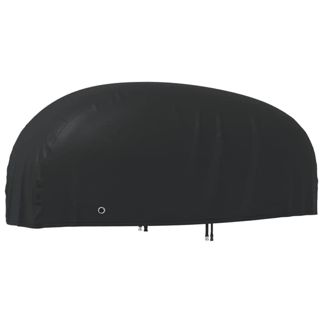 VidaXL Κουκούλα Μηχανής Μαύρη 295x110x140 εκ. Ύφασμα Oxford 210D