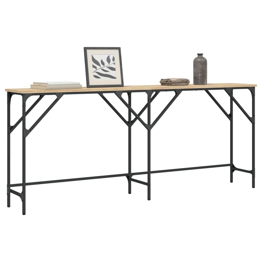 VidaXL Τραπέζι Κονσόλα Sonoma Δρυς 180x29x75 εκ. Επεξεργασμένο Ξύλο