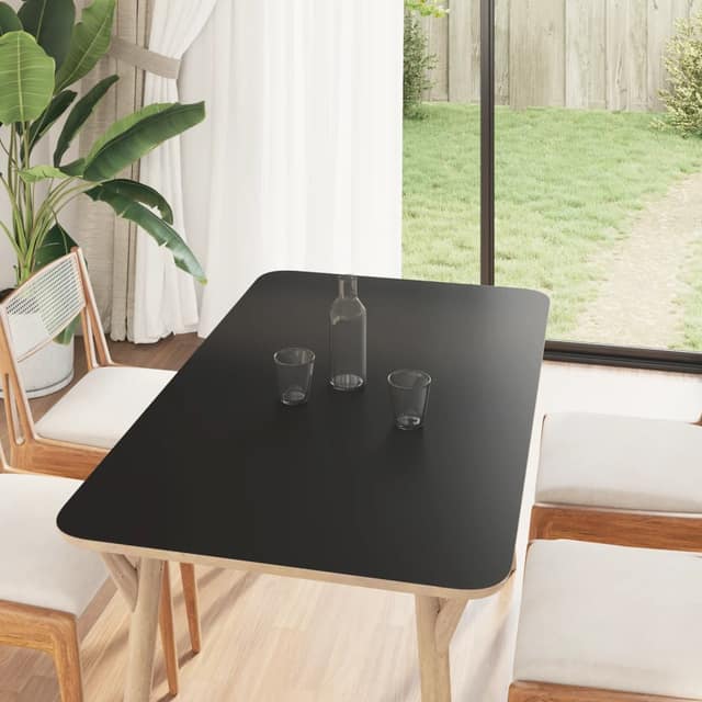 VidaXL Αυτοκόλλητα Επίπλων Ματ Μαύρο 90 x 500 εκ. από PVC