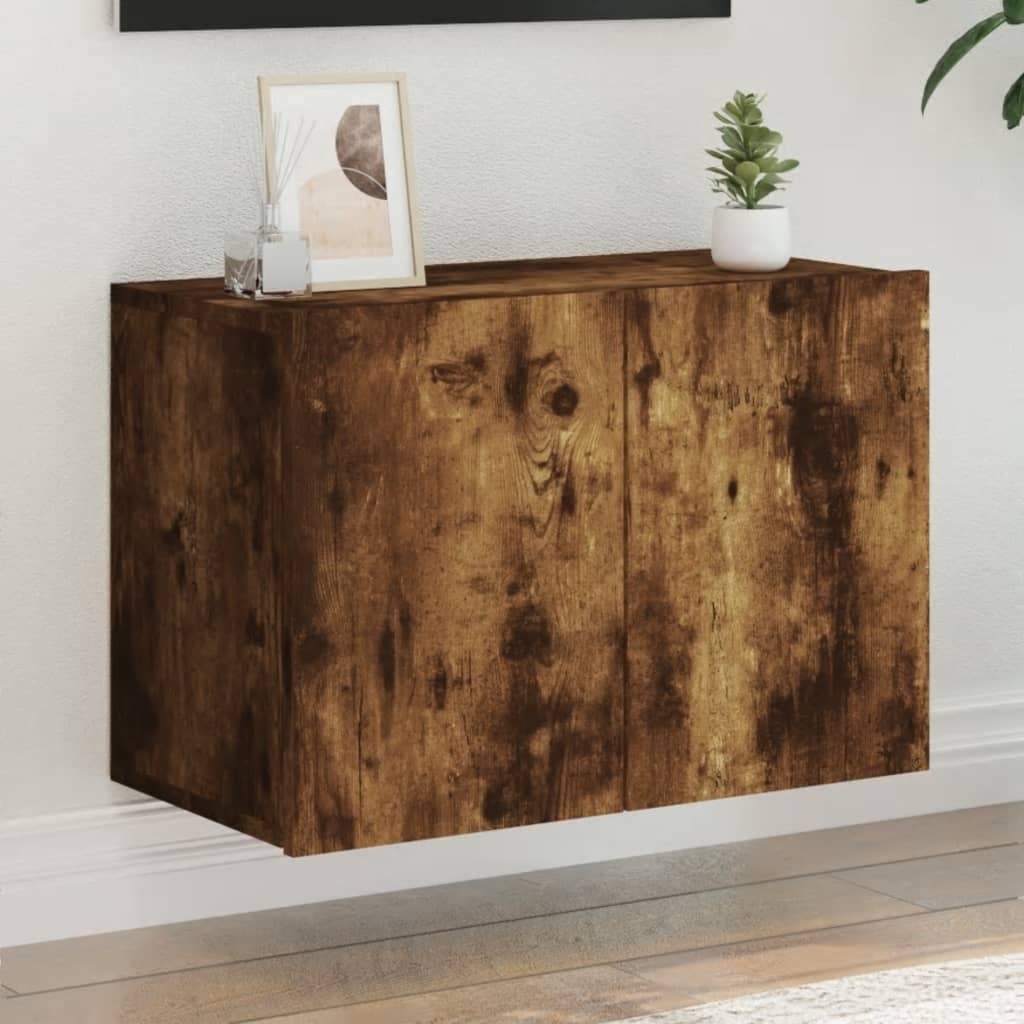 VidaXL Ντουλάπι Τοίχου Τηλεόρασης Καφέ Δρυς 60 x 30 x 41 εκ.