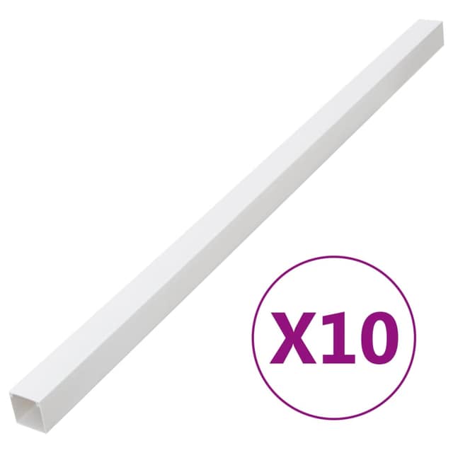 VidaXL Κανάλι Καλωδίων 100 x 40 χιλ. 10 μ. από PVC