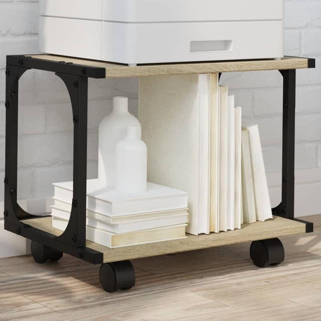 VidaXL Βάση Εκτυπωτή 2 Επιπέδων Sonoma Δρυς 41x28x33,5 εκ Επεξ. Ξύλο