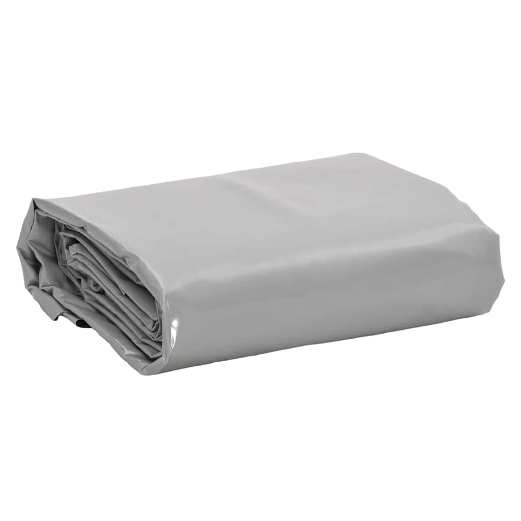 VidaXL Μουσαμάς Γκρι 650 γρ./μ.² 4x6 μ.