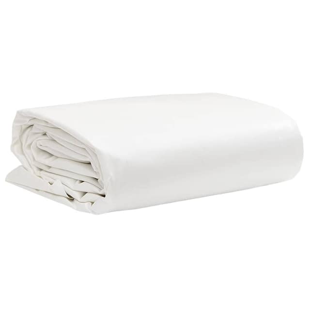 VidaXL Μουσαμάς Λευκός 1,5 x 20 μ. 650 γρ./μ²