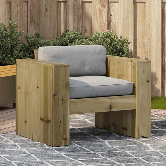 VidaXL Καναπές Κήπου 79 x 60 x 62 εκ. από Εμποτισμένο Ξύλο Πεύκου