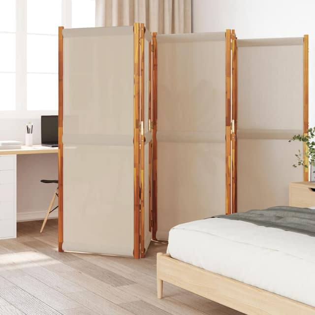 VidaXL Διαχωριστικό Δωματίου με 5 Πάνελ Taupe 250 x 180 εκ.