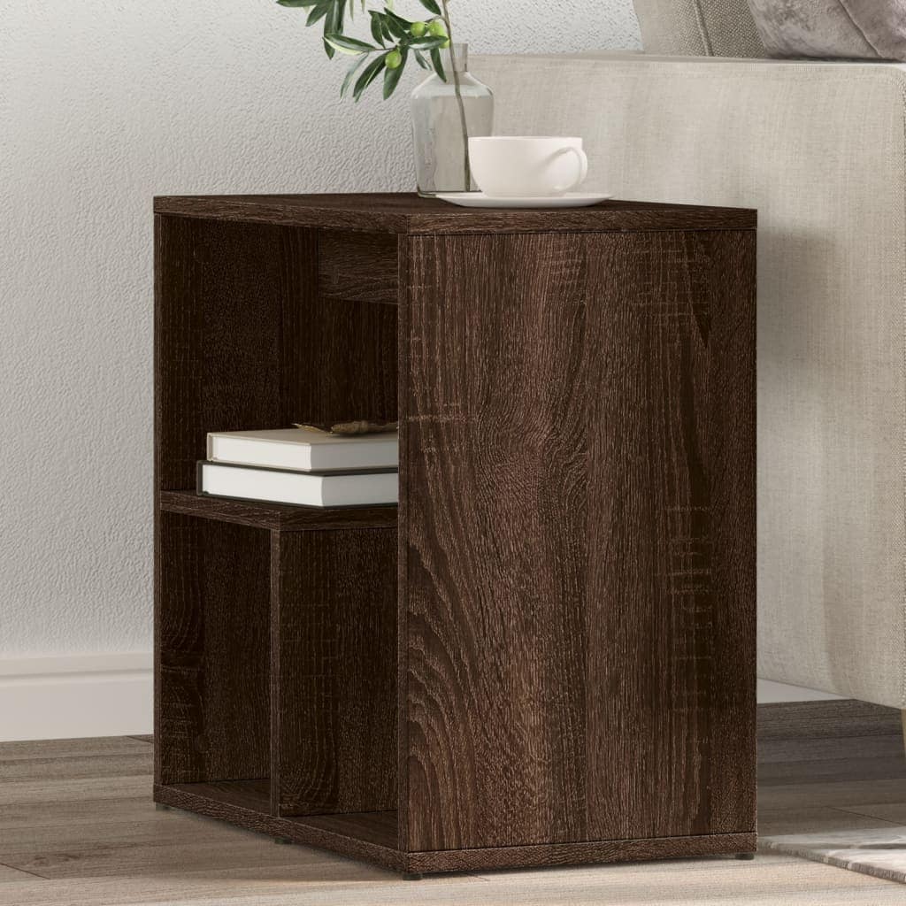 VidaXL Τραπεζάκια Σαλονιού 2 τεμ Καφέ Δρυς 50x30x50 εκ. Επεξ. Ξύλο
