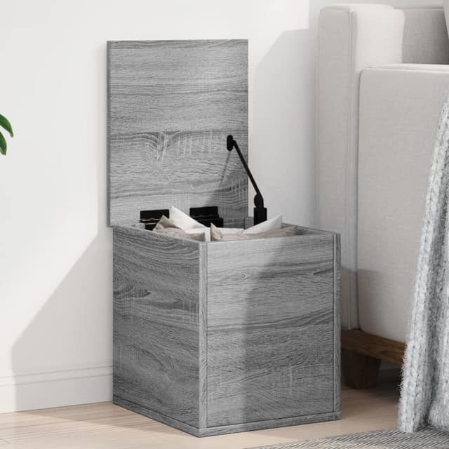 VidaXL Κουτί Αποθήκευσης Γκρι sonoma 30x35x35 εκ. Επεξεργασμένο Ξύλο
